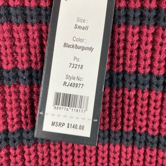 ROMEO & JULIET Couture Striped Sweater NWT Small - Picture 4 of 4